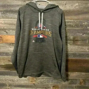 Chicago Cubs 2016 World Series grey hoodie. Men’s size Medium